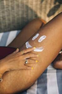 la crème solaire